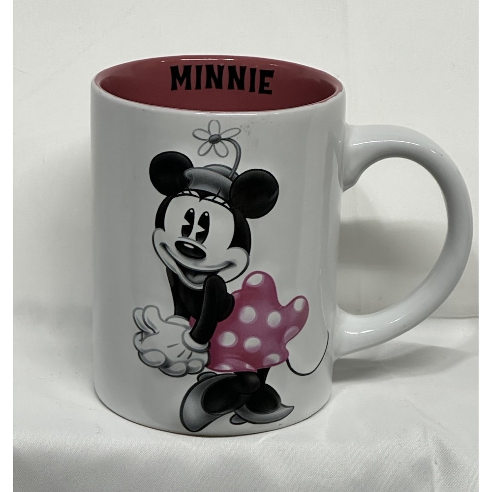 Disney Minnie Mouse Coffee Mug Jerry Leigh‎ Orlando Florida Vintage Style Minnie